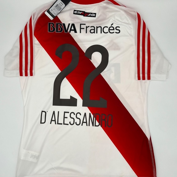 D'Alessandro #22 River Plate 2016/2017 Home ORIGINAL Adidas Soccer Jersey (M)